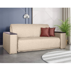 Canapea Charmbed Modern King 02 (Beige/Wenge Magic)