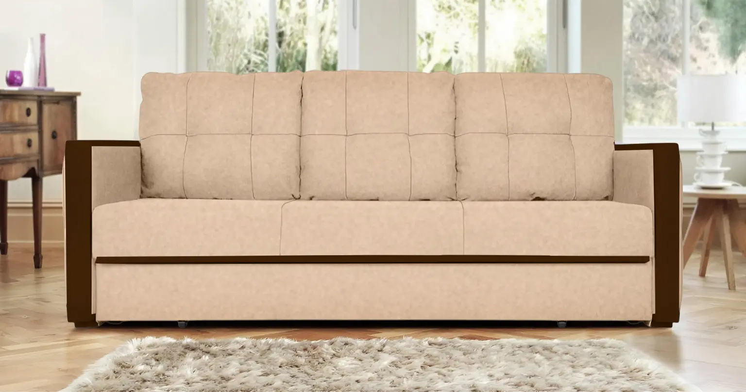 Диван Charmbed Praga Mono 02 (Beige/Walnut)