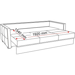Диван Charmbed Praga Mono 04 (Light Brown/Wenge) Thumb