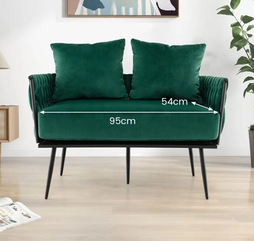 Диван Costway HV10503GN (Green) - 4