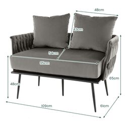Диван Costway HV10503GR (Grey) Thumb