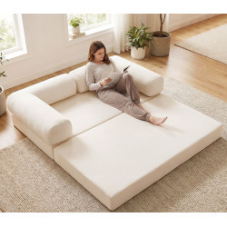 Canapea Costway HV10916BE (Beige) Thumb