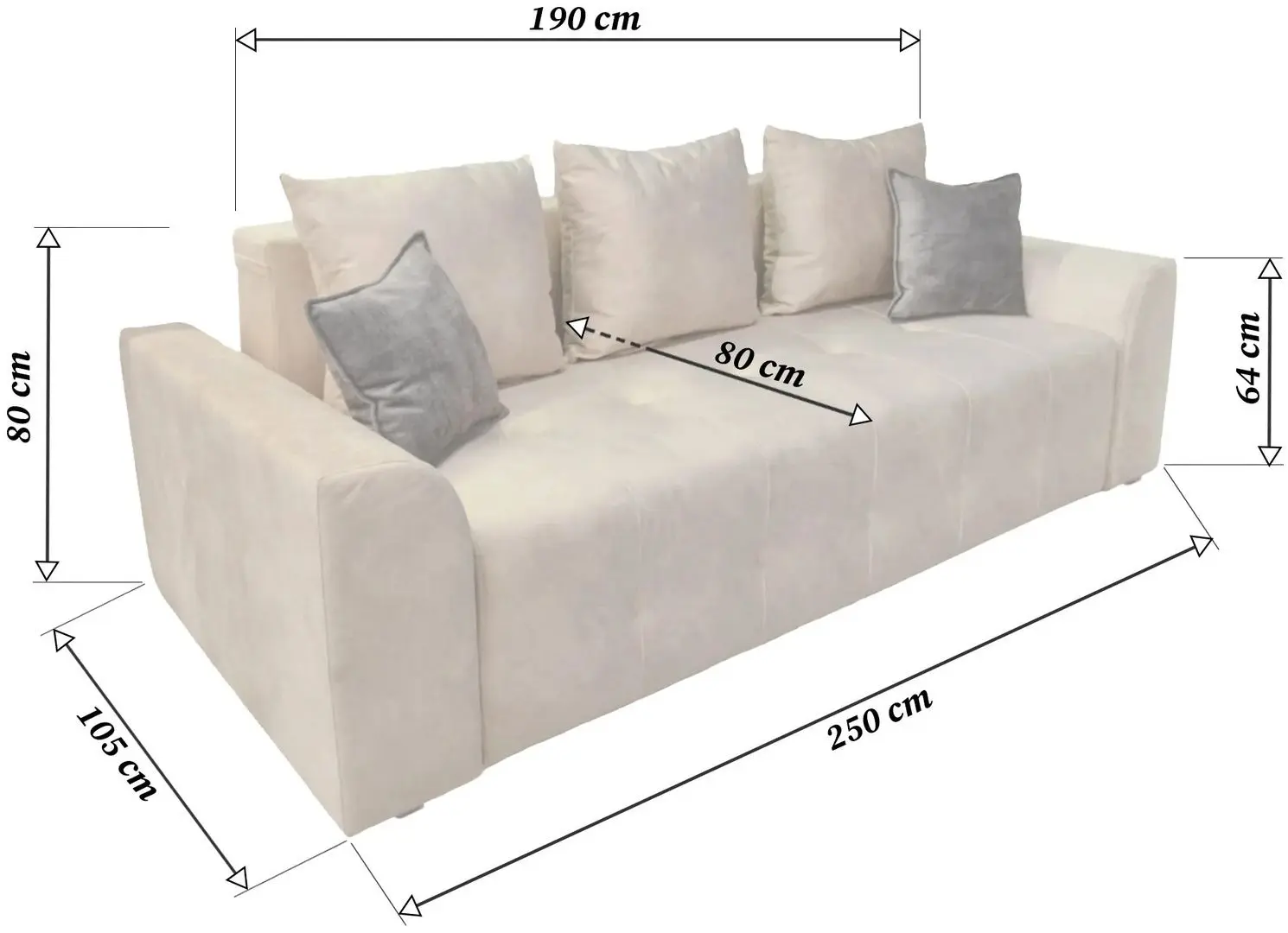 Canapea DP Francesca (Beige)