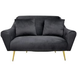 Диван DP Gloriosa 2 (Black/Golden)