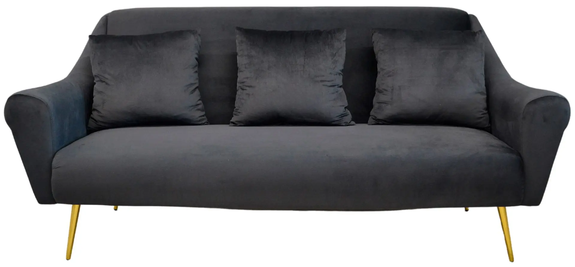 Canapea DP Gloriosa 3 (Black/Golden)