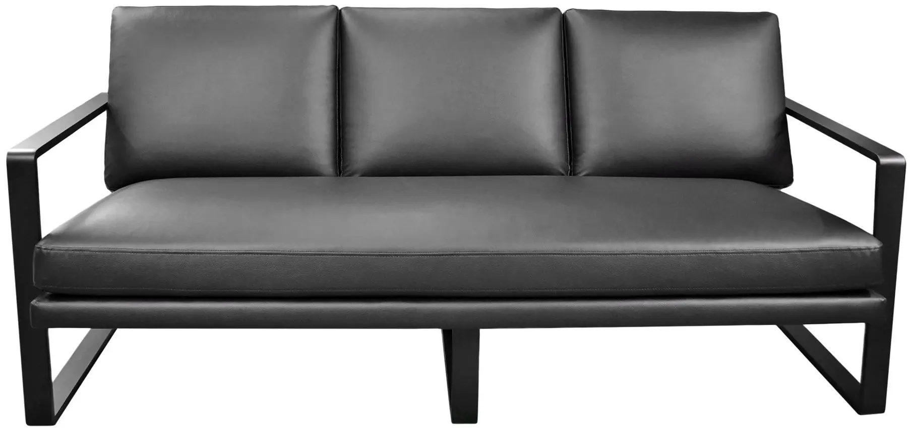 Диван DP York PU 3 (Black) - 2
