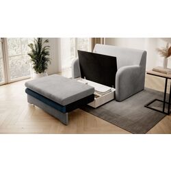 Диван Eltap Ario Nube 3/Monolith 76 (Gray Light/Gray-Blue) Thumb