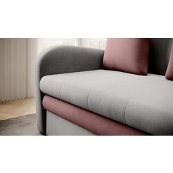 Диван Eltap Ario Nube 3/Nube 24 (Gray Light/Antique Pink) Thumb