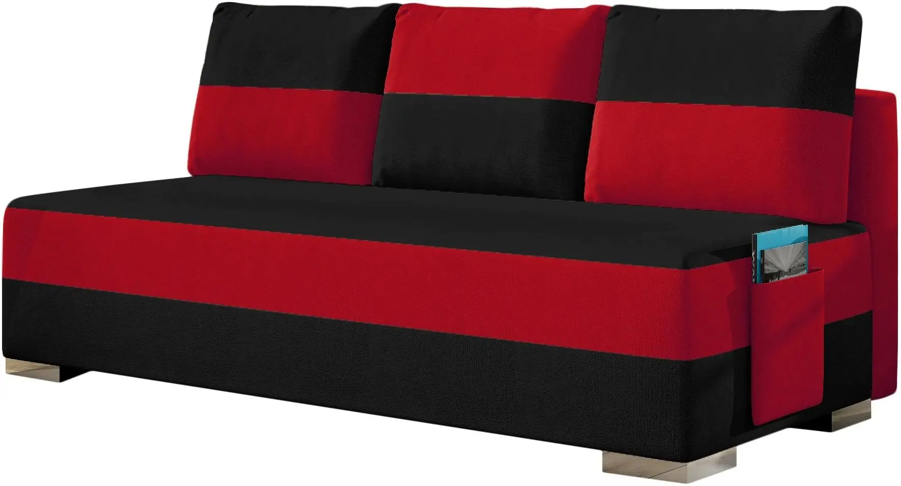 Диван Eltap Atila Alova 04/Alova 46 (Black/Red)