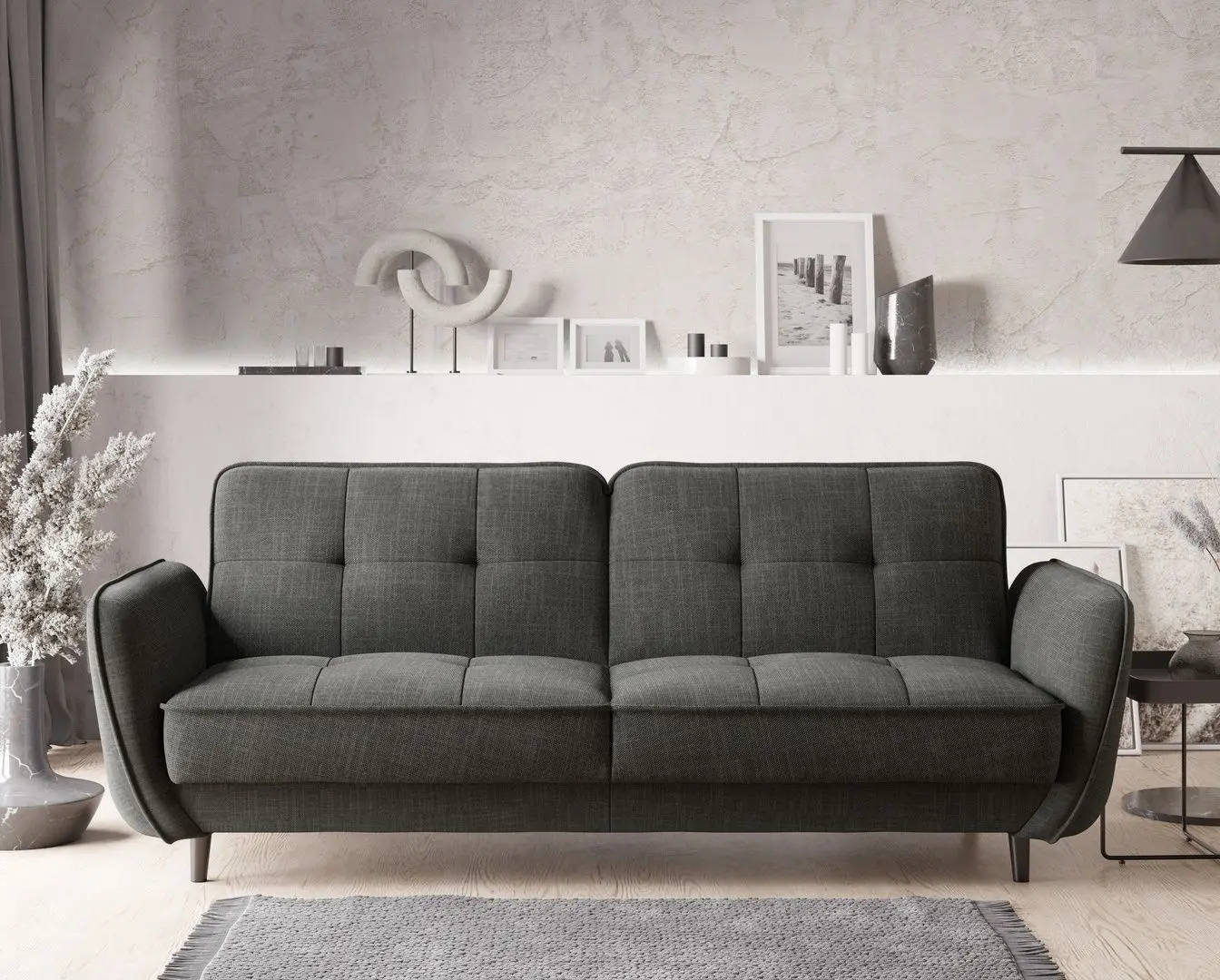 Canapea Eltap Bellis Flores 4 (Gray)