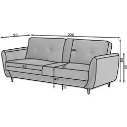 Диван Eltap Bellis Loco 4 (Beige-Gray) Thumb