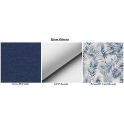 Canapea Eltap Calia Sawana 80/Soft 17/Botanical 80 (Blue/White) Thumb