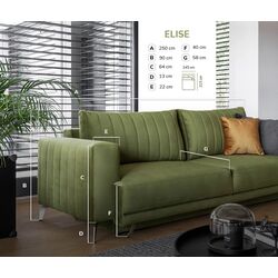 Canapea Eltap Elise Savoi 45 (Yellow) Thumb