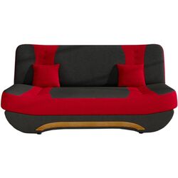 Диван Eltap Ewa II Alova 04/Alova 46 (Black/Red)