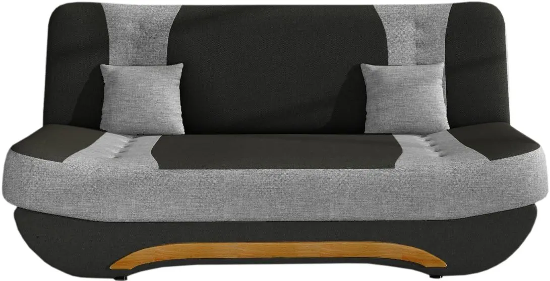 Canapea Eltap Ewa II Sawana 14/Sawana 21 (Black/Gray)