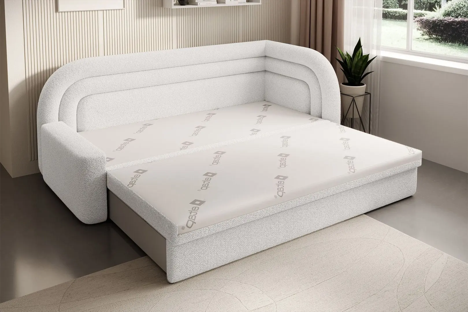 Canapea Eltap Fabillo Right Royal 01 (White)