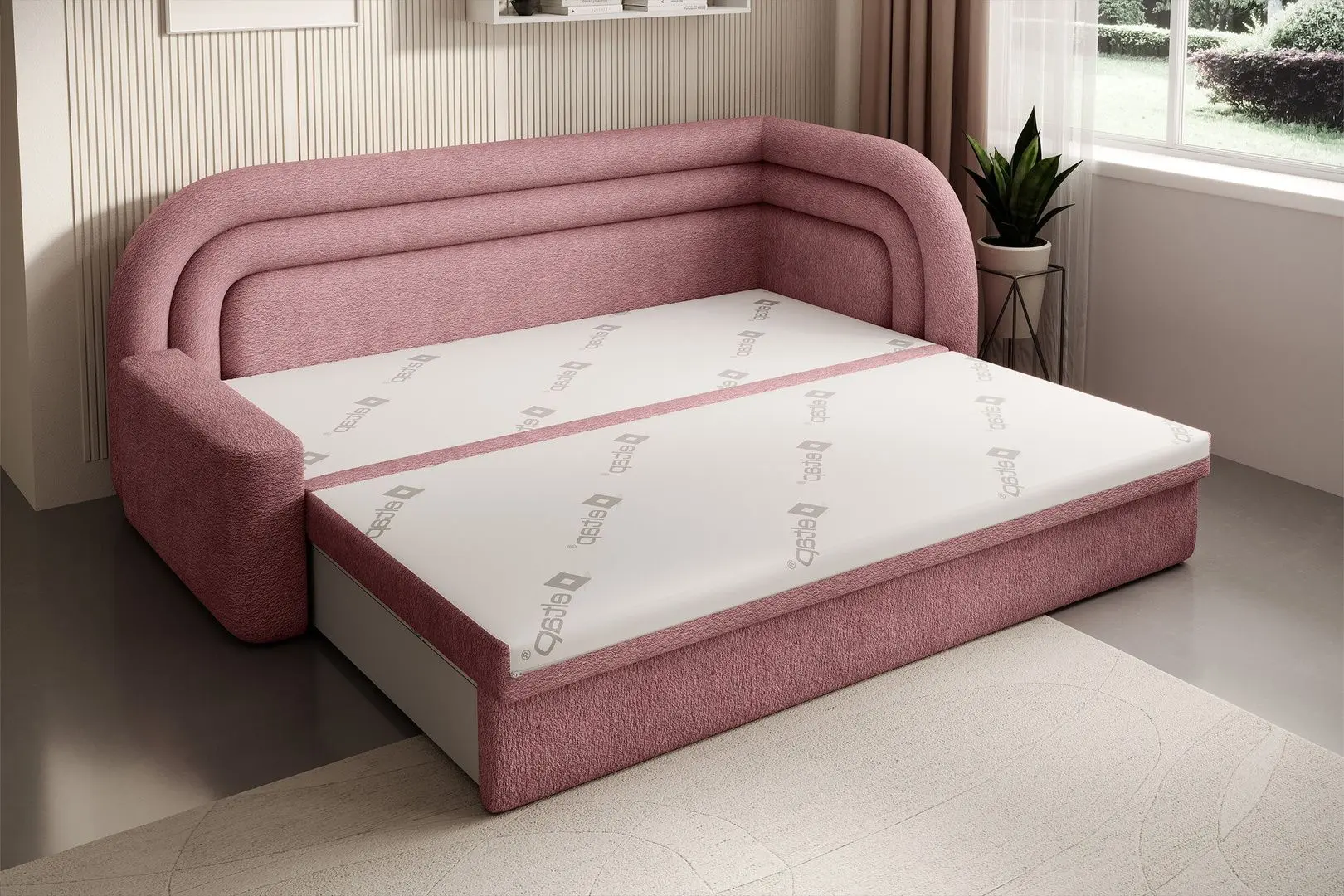 Canapea Eltap Fabillo Right Touch 24 (Antique Pink)