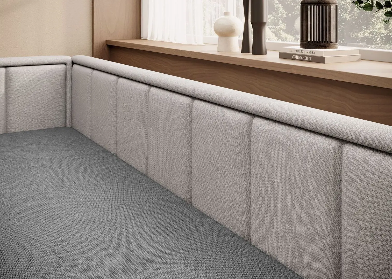 Диван Eltap Fulgeo Left Poco 4/Poco 3 (Gray/Gray Light)