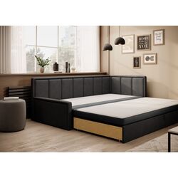 Canapea Eltap Fulgeo Right Poco 4/Poco 10 (Gray/Black) Thumb