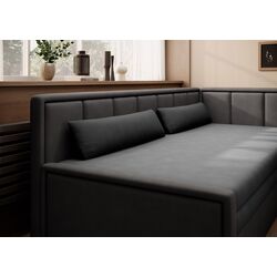 Canapea Eltap Fulgeo Right Poco 4/Poco 10 (Gray/Black) Thumb