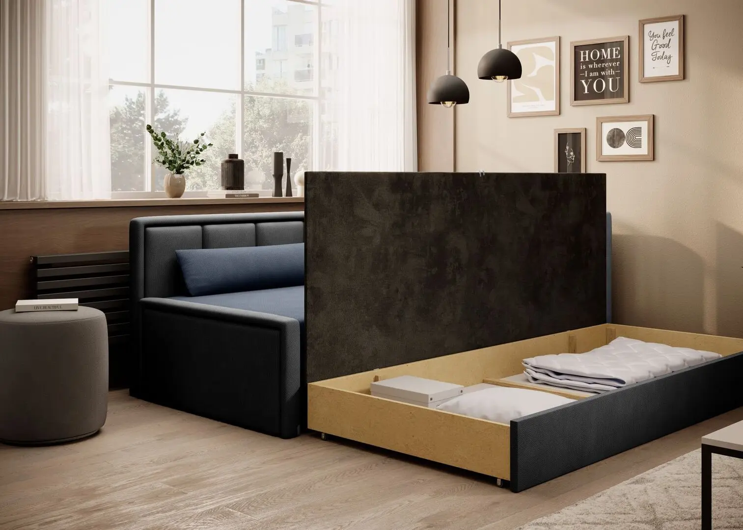 Диван Eltap Fulgeo Right Poco 40/Poco 4 (Blue/Gray)