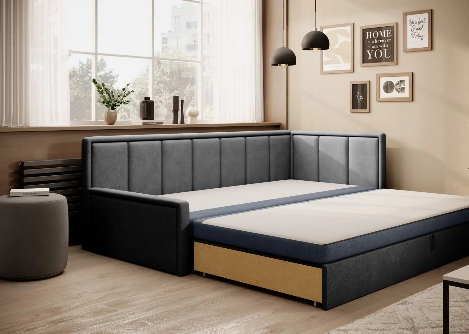 Диван Eltap Fulgeo Right Poco 40/Poco 4 (Blue/Gray)