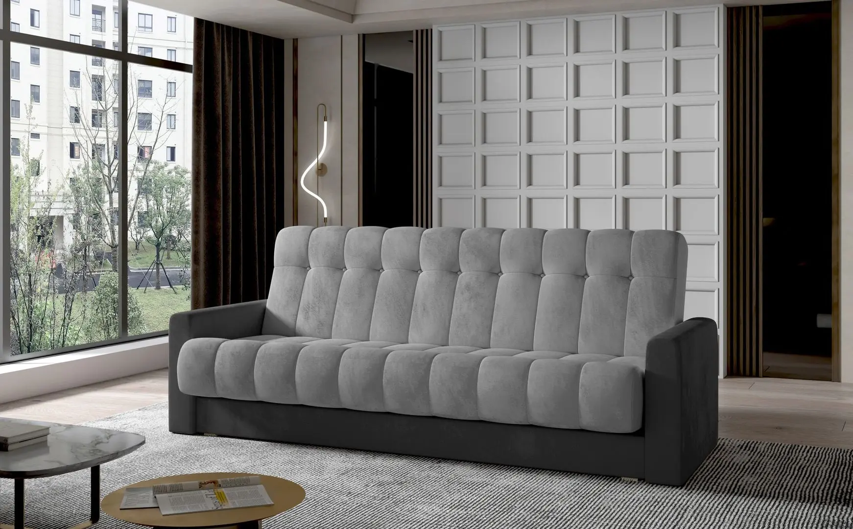 Canapea Eltap Garett Monolith 85/Monolith 97 (Gray/Dark Graphite)