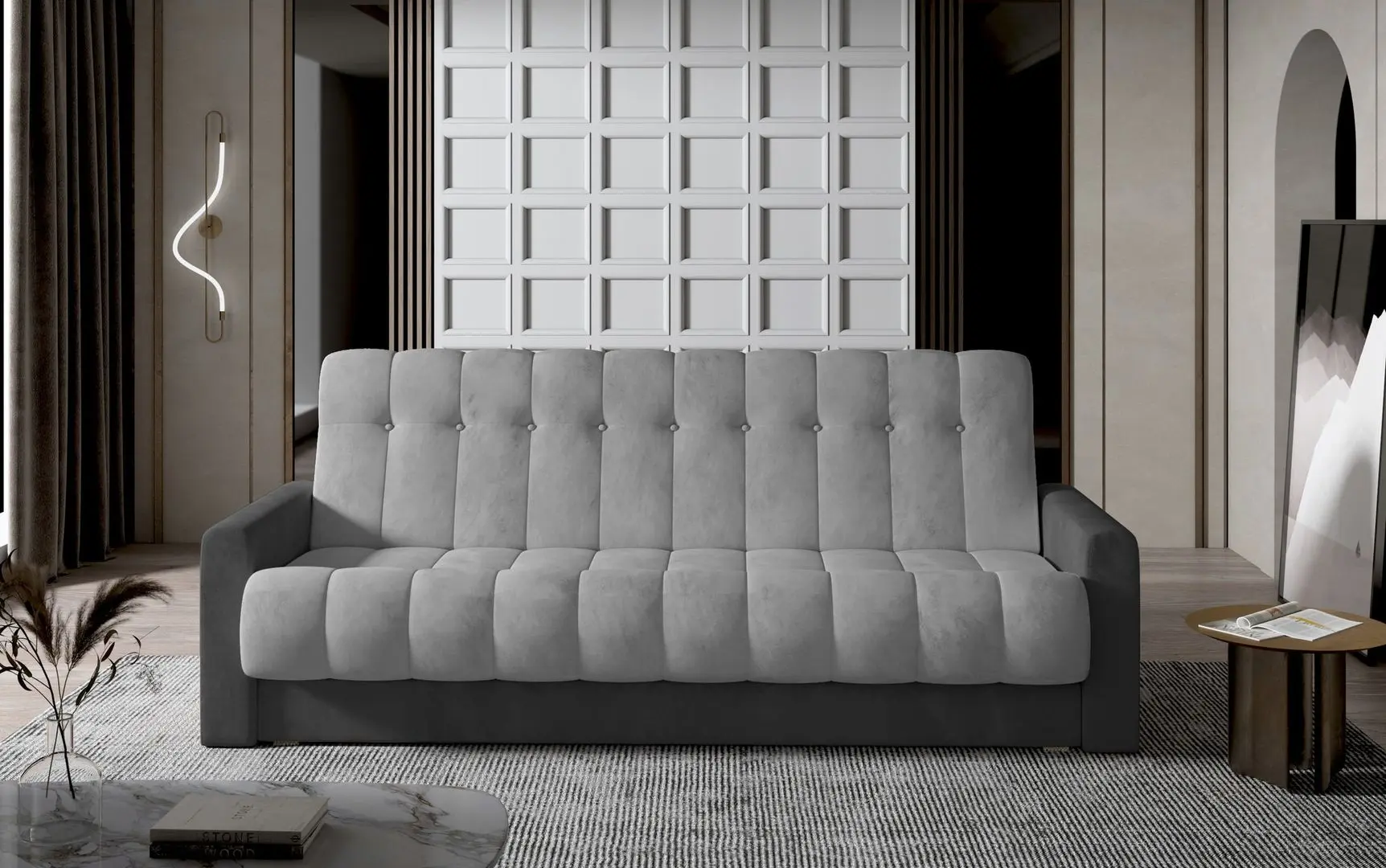 Canapea Eltap Garett Monolith 85/Monolith 97 (Gray/Dark Graphite)