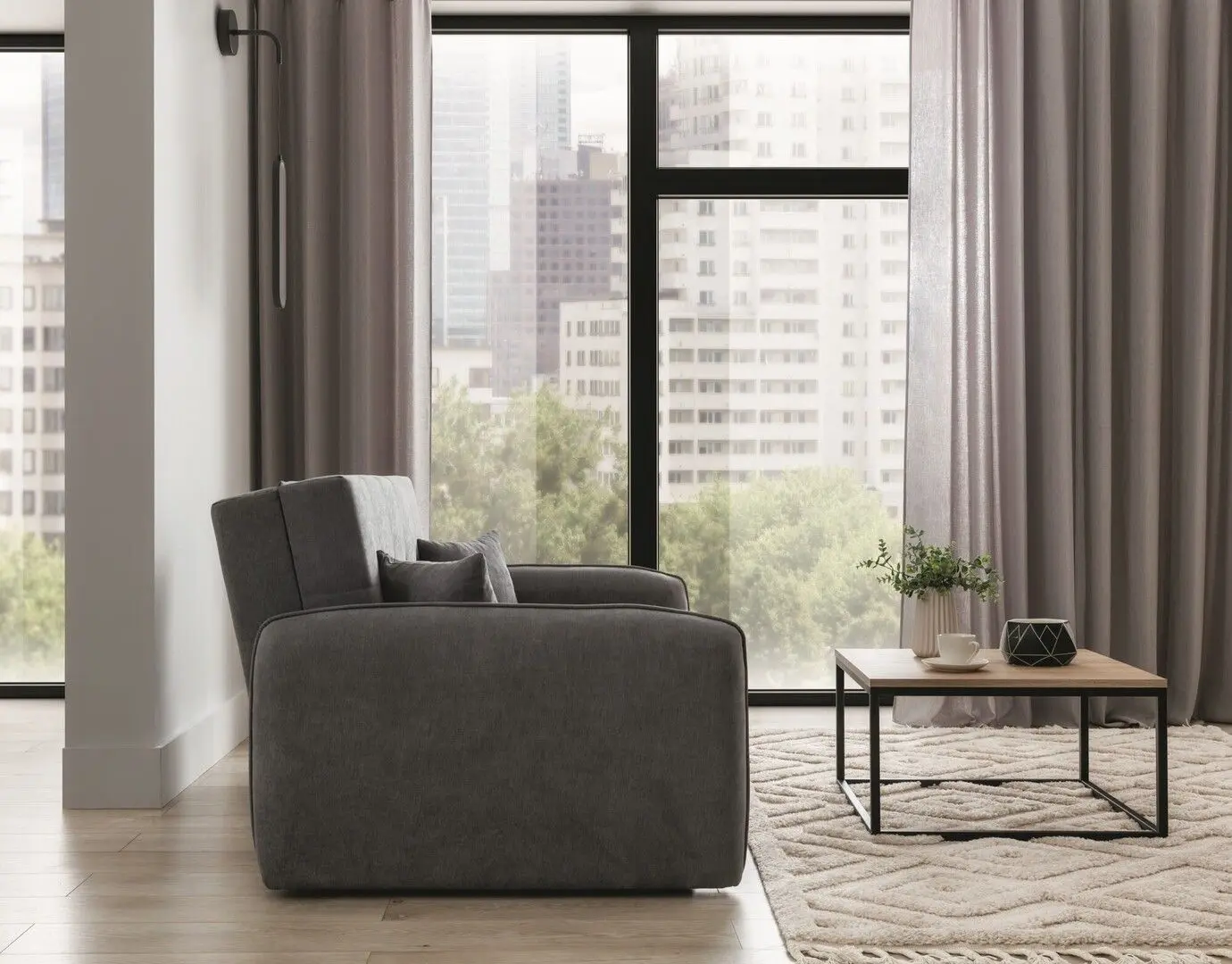 Canapea Eltap Laine Poco 04 (Gray)