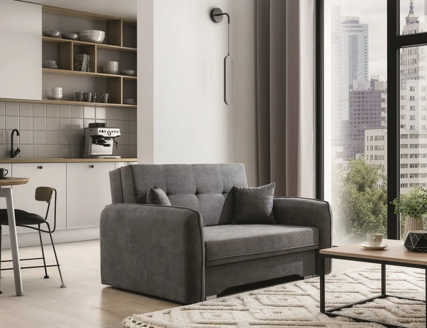 Canapea Eltap Laine Poco 04 (Gray)