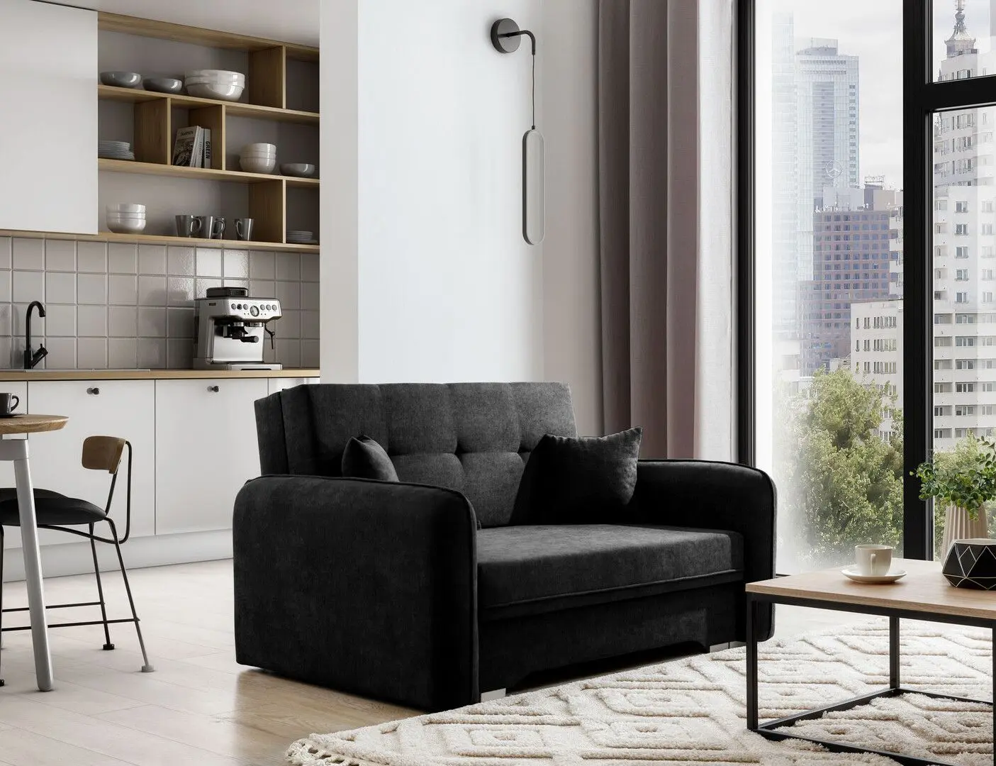 Диван Eltap Laine Poco 10 (Black)