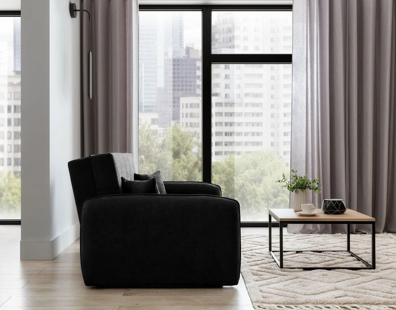 Диван Eltap Laine Poco 10 (Black)