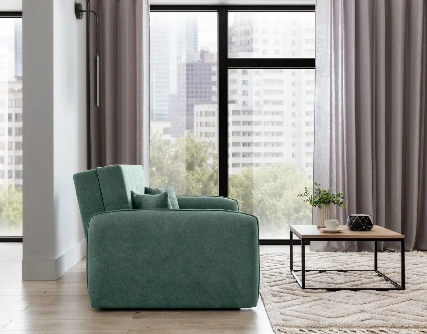 Canapea Eltap Laine Poco 100 (Green Light)