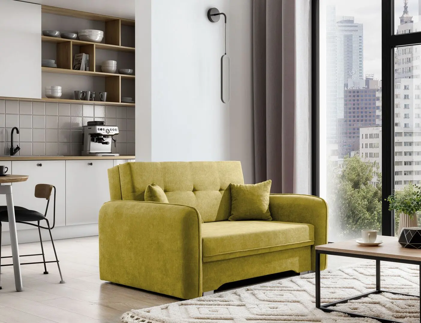 Диван Eltap Laine Poco 50 (Yellow)