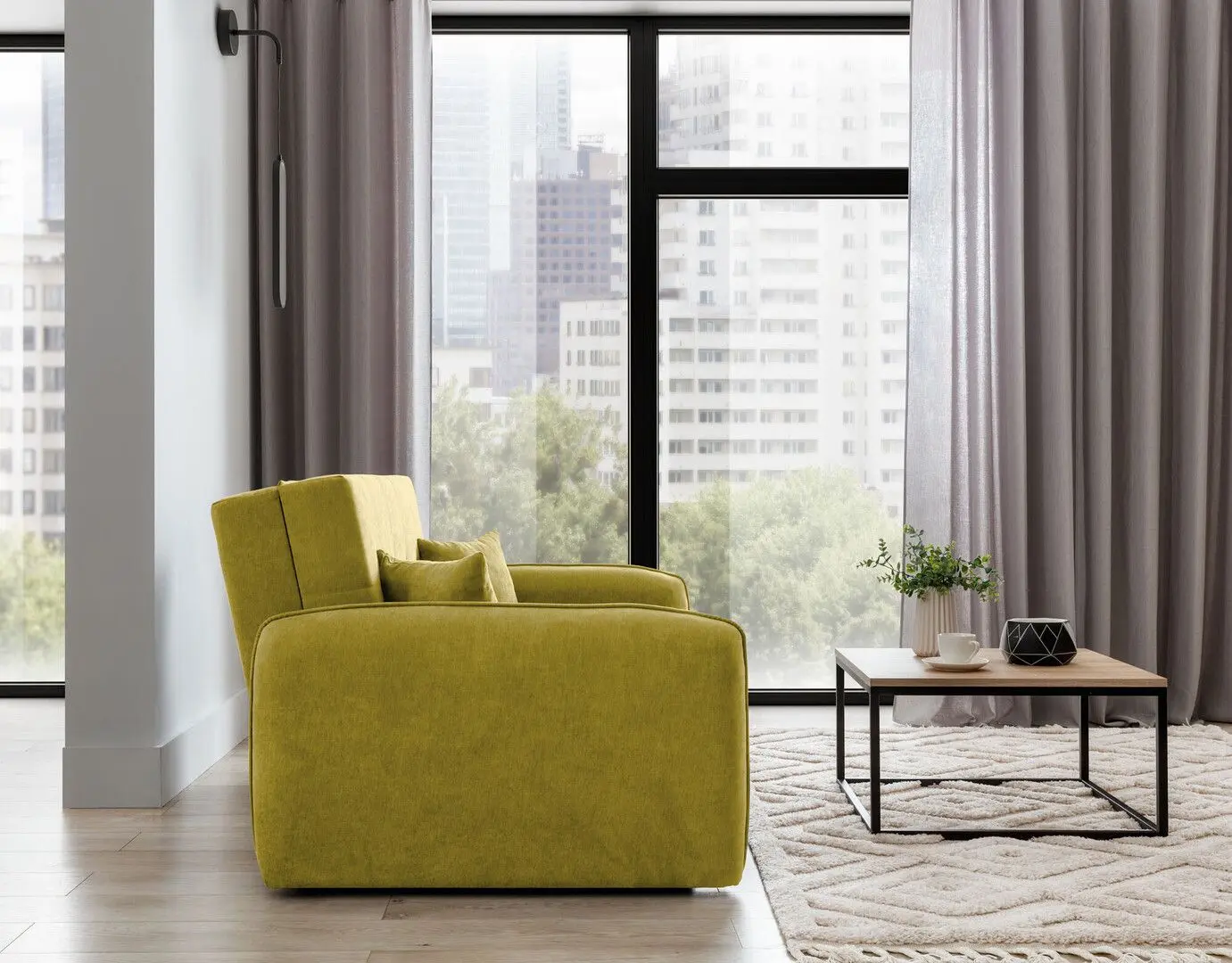 Диван Eltap Laine Poco 50 (Yellow)