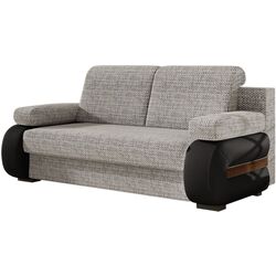 Canapea Eltap Laura Berlin 01/Soft 11 (Gray/Black)