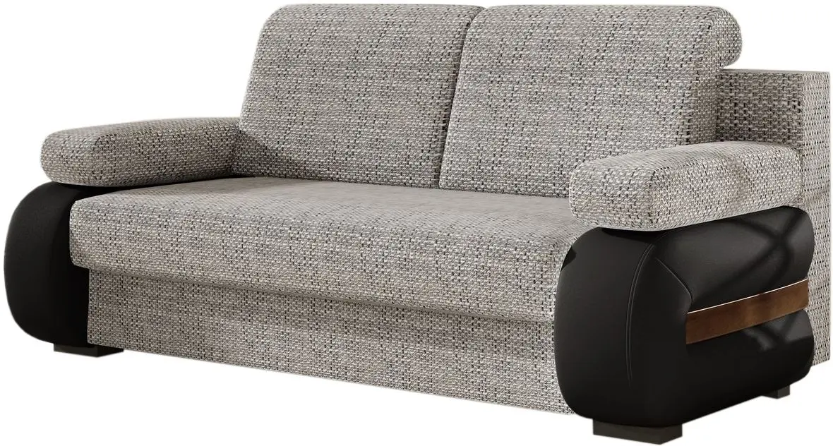 Canapea Eltap Laura Berlin 01/Soft 11 (Gray/Black)