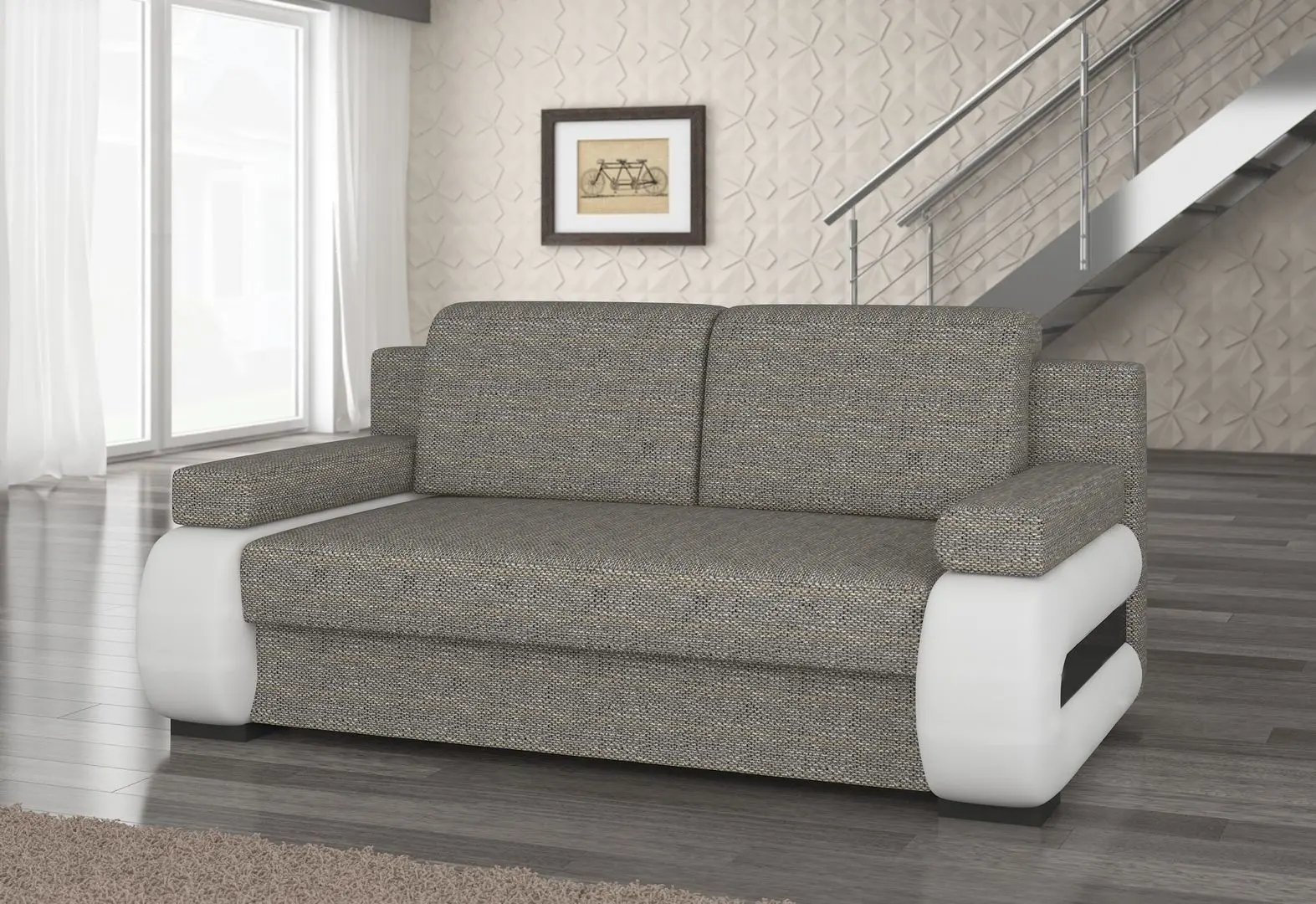 Диван Eltap Laura Berlin 01/Soft 17 (Gray/White)