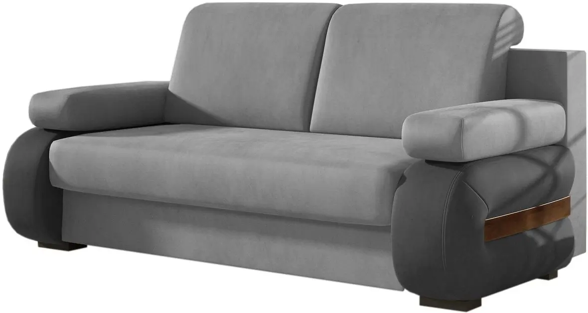 Canapea Eltap Laura Monolith 84/Monolith 97 (Light Gray/Dark Graphite)