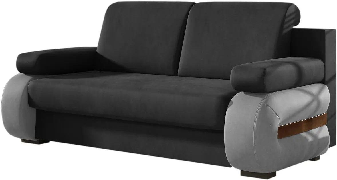 Диван Eltap Laura Monolith 97/Monolith 84 (Dark Graphite/Light Gray)