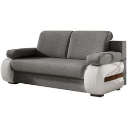 Canapea Eltap Laura Sawana 05/Soft 17 (Dark Gray/White)