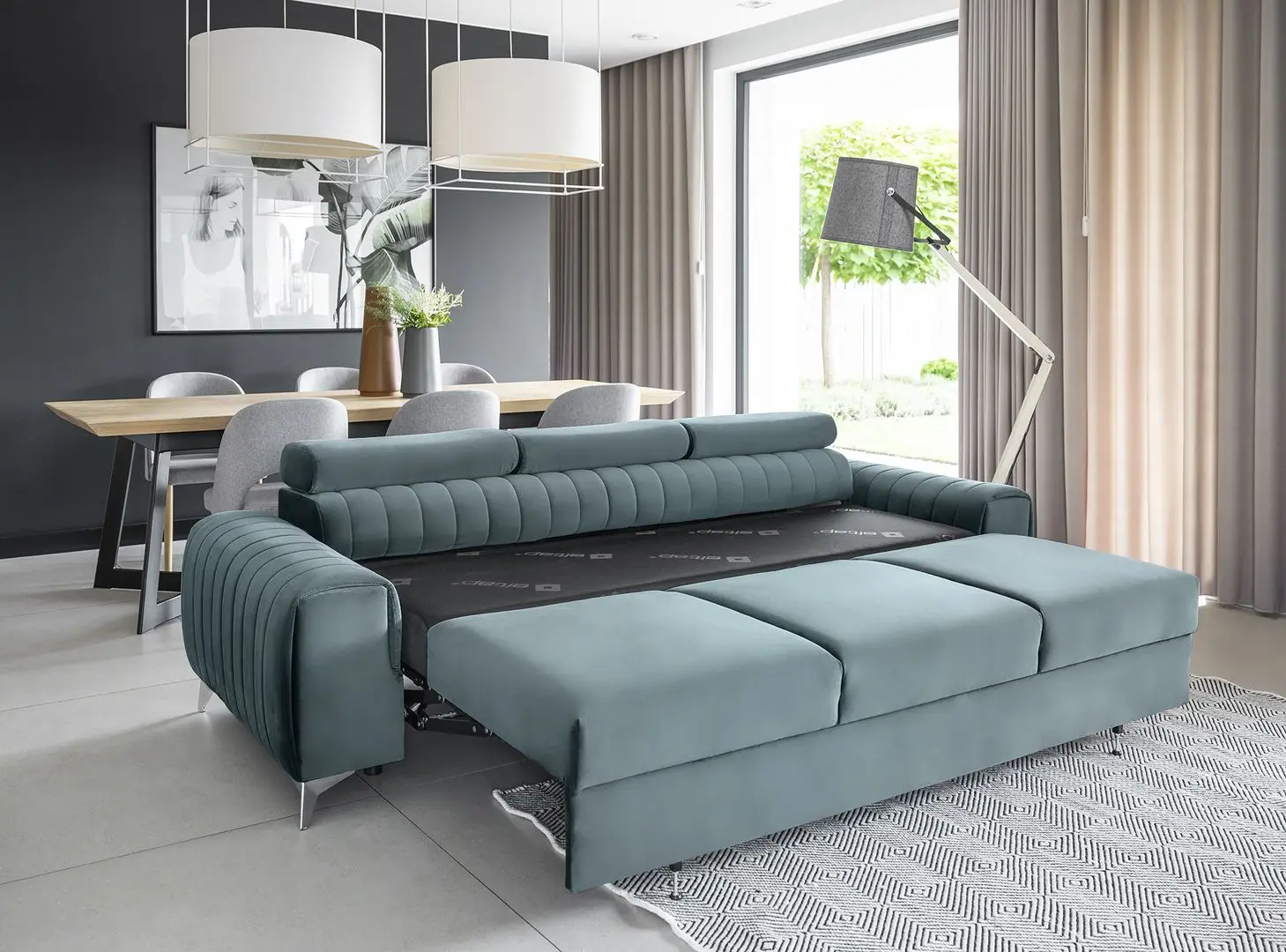 Canapea Eltap Laurence Monolith 76 (Gray-Blue)