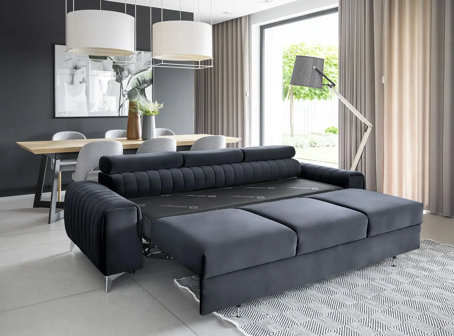 Canapea Eltap Laurence Monolith 79 (Dark Blue)