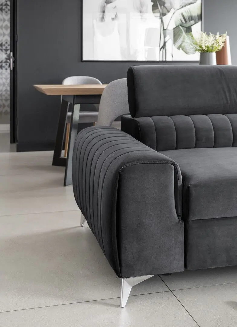 Canapea Eltap Laurence Nube 06 (Dark Gray)