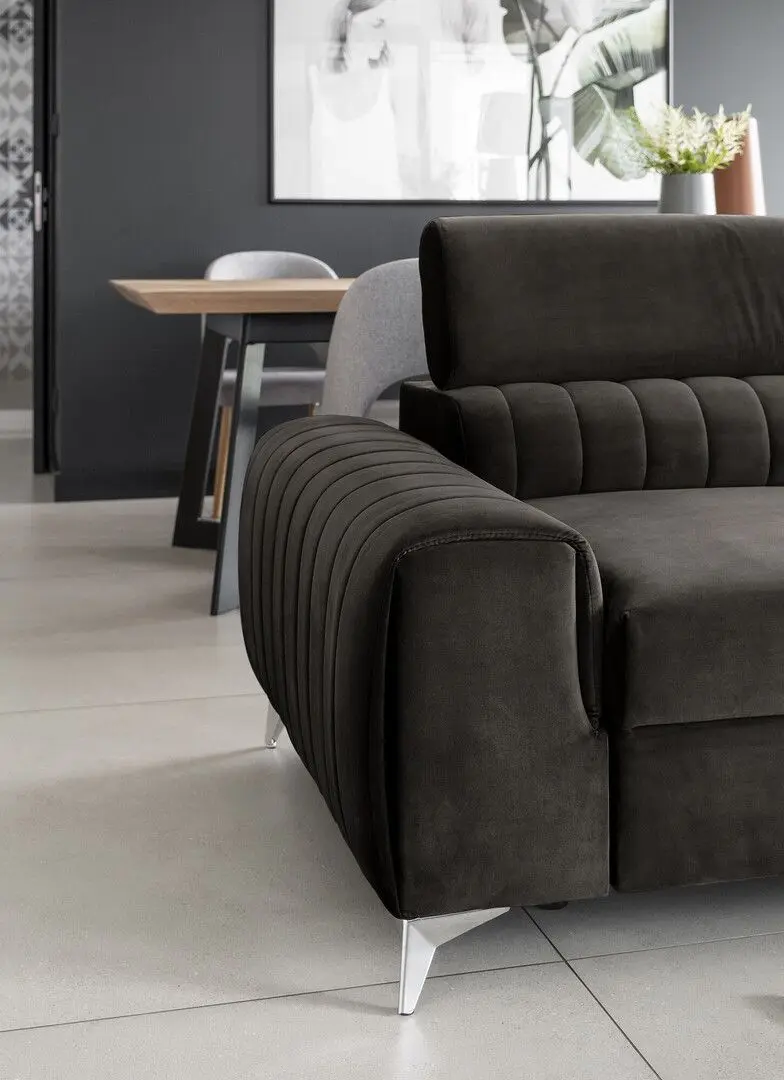 Canapea Eltap Laurence Nube 22 (Dark Brown)