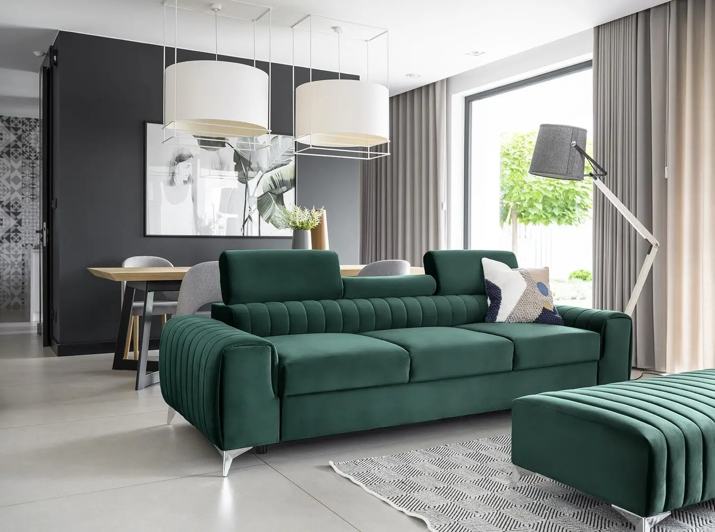 Canapea Eltap Laurence Nube 35 (Emerald)