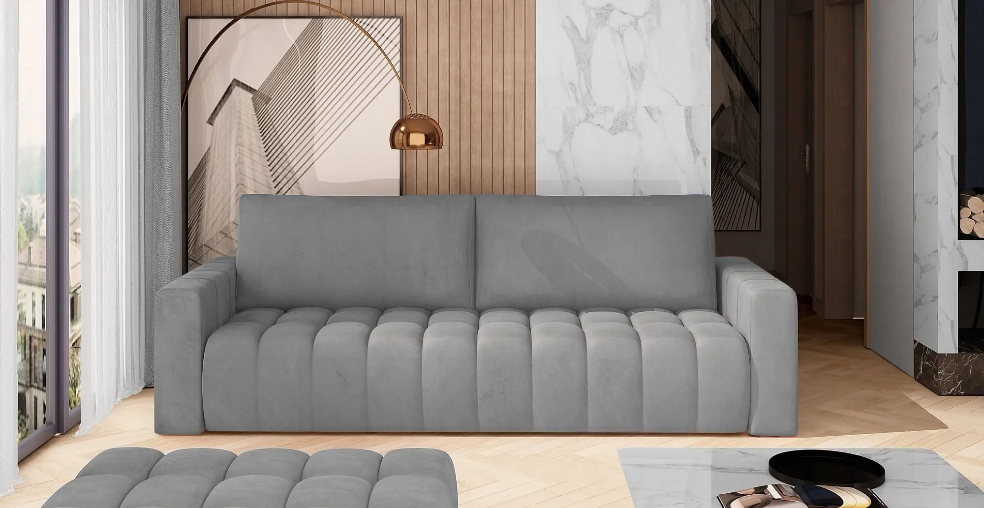 Диван Eltap Lazaro Monolith 84 (Light Gray)