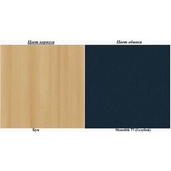 Canapea Eltap Selene Monolith 77 (Blue/Beech) Thumb