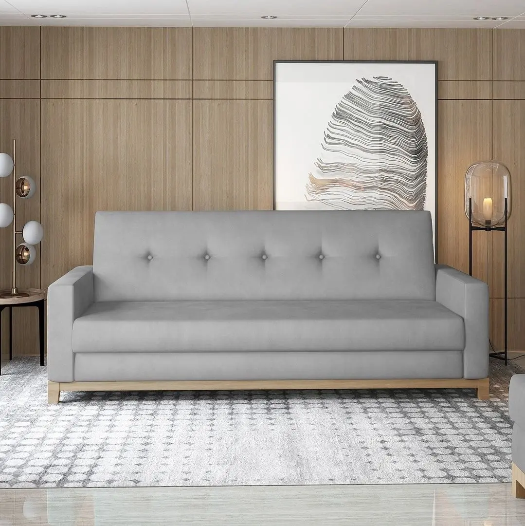 Canapea Eltap Selene Monolith 84 (Light Gray/Beech)