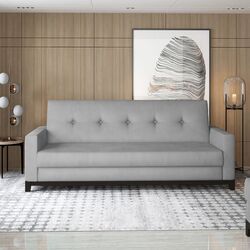 Canapea Eltap Selene Monolith 84 (Light Gray/Walnut)